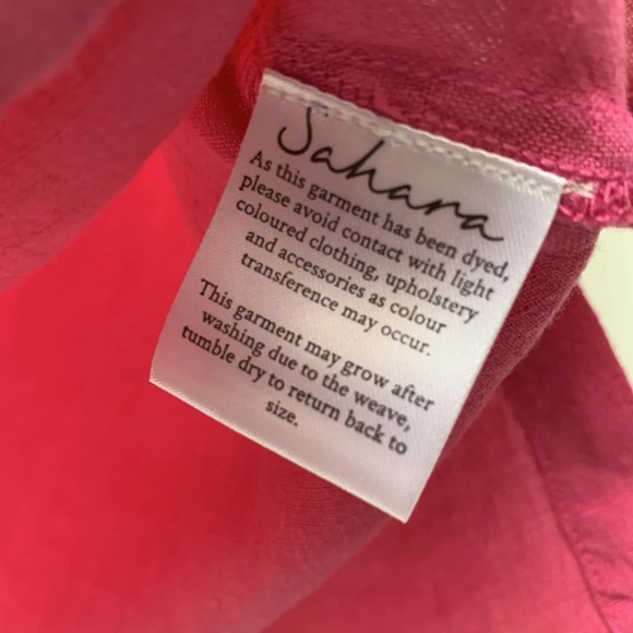 SAHARA 100% Linen Cami Vest Sleeveless Top
Size 2 chest 40” - Picture 9 of 12